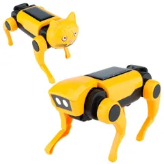 【新着商品】科学 学習教育 ロボット玩具キット 太陽光発電 おもちゃ 人気おもちゃ 子供向け 電動ロボット DIYロボットアーム - プレゼント 犬ロボット ソーラー 組み立ておもちゃ FlyCreat