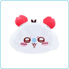 サンスター文具 sun-star ちいかわ なりきりmimiポーチ コミックシーン モモンガ S2331640　ぬいぐるみポーチ カニ耳 取り外し可能 ヘアアクセ ヘアクリップ 小物入れ コスメ 文具 ガジェット 旅行