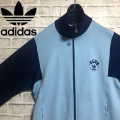 希少XL⭐️80s CLUB adidas トラックジャケット/ジャージ 刺繍ロゴ