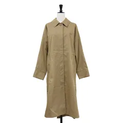 LACOSTE ラコステ コート ベージュ サイズ:34(S) / リラックスフィット ステンカラー コート / ロング オーバーサイズ / アウター ジャケット 上着【レディース】【中古】のサムネイル