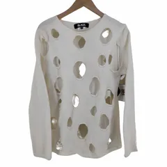 ブラックコムデギャルソン BLACK COMME des GARCONS AD2021 Hole Sweater メンズ  Mのサムネイル