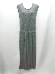 ◇ ⊂ JOURNAL STANDARD relume 総柄 ウエストゴム 半袖 オールインワン サイズＦ チャコールグレー レディース E  【1502060021005】