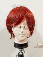 【アウトレット】アンダーリム　スリムめがね　コスプレ　仮装　伊達メガネ