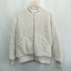◇ ⊇ BACK NUMBER バックナンバー リバーシブル 長袖 パーカー サイズL ホワイト系 レディース E  【1412260040792】のサムネイル