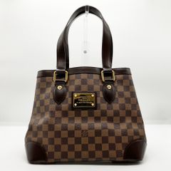ルイヴィトン　ハムステッドPM　ダミエ　トートバッグ　レディース　ブラウン　N51205　 LOUIS VUITTON　中古　ABランク