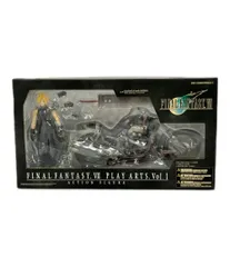 美品 ファイナルファンタジーVII PLAY ARTS Vol.1 クラウドストライフ&ハーディ＝デイトナ スクウェアエニックス フィギュア