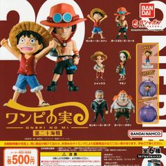From TV animation ONE PIECE 원피의 열매 제20해전[전 6종 풀 콤프] 뽑기 캡슐 토이
