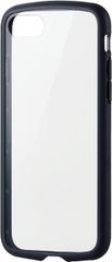 190 エレコム iPhone SE (第2世代/第3世代) / 8 / 7 用 ケース 耐衝撃 背面クリア TOUGH SLIM LITE ブラック PM-A22STSLFCGBK