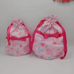 まあるい巾着2点セット