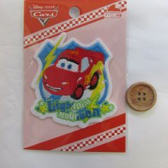 ディズニーピクサー　カーズ柄　アイロン接着　ワッペン