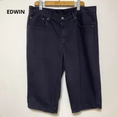 EDWIN エドウィン ダークネイビー デニム ハーフパンツ 36 GEV04