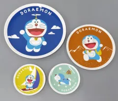 【中古】皿・茶碗 D.集合 GO!GO!皿4枚セット 「サントリー×ドラえもん」 絶対もらえるキャンペーン2021春景品