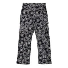 LAID BACK / floral monogram prt pants