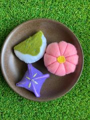 フェルト食べ物　和菓子セット