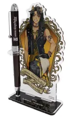 【中古】ペンスタンド・筆立て(アクリル) レオナ・キングスカラー アクリルスタンド付多機能ボールペン 「ディズニー ツイステッドワンダーランド」 プレミアムバンダイ限定