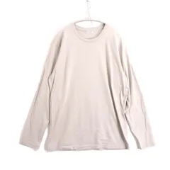 【中古A】BEAUTY&YOUTH UNITED ARROWS ビューティーアンドユース ユナイテッドアローズ XL メンズ 長袖Tシャツ 24SS ハイゲージ ガスコットン クルーネック 1212-175-8385 グレー 中古A 古着