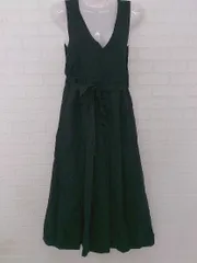 ◇ nano universe LB.04 サイドジップ 膝下丈 ジャンパースカート サイズ縦 XS 横 XS ブラック レディース P 1308010004193