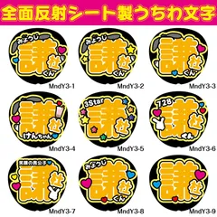 G反射うちわ文字【MndY3】F3Lファンサ文字　なにわ謙杜反射名前文字長尾大原男子女子ながおオーダー文字連結文字ボードパネルスローガンハングルけんちゃんけんとけんけんなにわ男子女子ケント健人