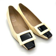 ロジェヴィヴィエ Roger vivier パンプス パテントレザー ブラック 35サイズ 約22cm レディース【中古】