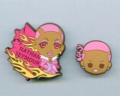 [중고] 배지 핀즈 (캐릭터) 네이선 시모어 고무 핀즈 세트 [이치 반 쿠지 TIGER & BUNNY ~ 맨얼굴의 HERO들~] H상