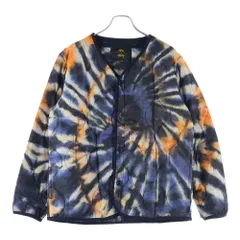 ALPHA INDUSTRIES × STUSSY / キルティングジャケット/S/ポリエステル/マルチカラー/TA1296-8000 ALPHA INDUSTRIES (アルファ インダストリーズ) × STUSSY タイダイ柄