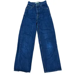 AZUL BY MOUSSY HIGH WAIST DENIM WIDE ハイウエスト デニムワイド インディゴ レディースS アズールバイマウジー