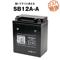 YB12A-AバイクバッテリーGS YUASA+電解液ECK-0.09-N