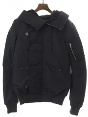 Rick Owens リックオウエンス 11AW N-3B フーデットダウンジャケット ブラック XSのサムネイル