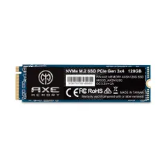 【特価セール】- 2280 内蔵M.2 NVMe AXSN128G ×4 3.0 Gen PCIe 128GB SSD アクス MEMORY AXE