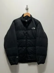 THE NORTH FACE ブラック ダウンジャケットXL XL ヌプシ オンボール ジャケット リアル ブラック ダウン
