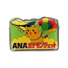 [Used] Badge/Pin: Pikachu Pikapin '98 Model (Pin Badge) "Pokémon x ANA Pokémon Jet" Pikapika Sky 2001 Campaign