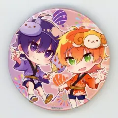 【中古】バッジ・ピンズ ななもり。＆ジェル(すとろべりーぷりんす) 缶バッジ 法被 「2021 summer オフィシャルグッズ」 すとぷり缶バッジくじ(2021夏ver.!!)景品