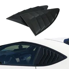 トヨタ 86 / スバル BRZ ウインド ルーバー パネル 左右2枚セット 全3色 送料無料 リア サイド ウィンド クォーター ウインドー 窓 エアロ スポイラー 外装 カーボン 【カー用品のお店BeeTech】カスタマイズ 車用品 ドレスアップ