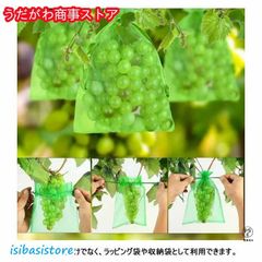 ぶどう袋 りんご袋 果物ネット 100枚入 果樹袋 保護ネット 防虫 ネット 鳩よけネット 鳥よけネット びわ 桃 ぶどう 巾着袋 鳥よけネット 果
