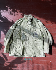 【Regular / Medium】70s〜 M-65 Field JKT U.S.NAVY Seabees アメリカ軍 M-1965 フィールドジャケット 建設工兵隊