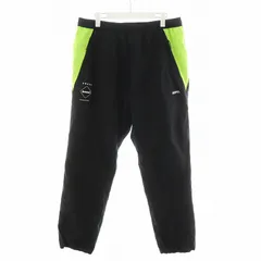 エフシーレアルブリストル F.C.Real Bristol FCRB 23AW WARM UP PANTS ジョガーパンツ ロゴ XL 黒 ブラック 黄緑 FCRB-232002 /AN30のサムネイル