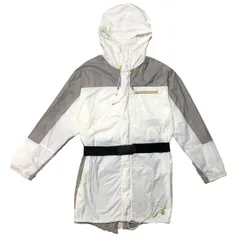BALENCIAGA(バレンシアガ) 10SS フィッシュテールデザインナイロンパーカー/モッズコート/マウンテンパーカー 260317 TU322 44(Sサイズ程度) ホワイト×グレーのサムネイル