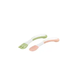 新品 リッチェル トライ やわらかにぎにぎスプーン・フォークセット 7カ月頃から