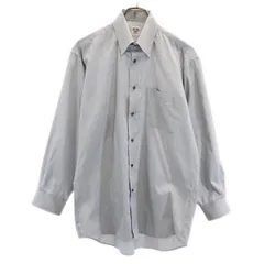 エムシーエム ストライプ柄 長袖 シャツ L ライトグレー MCM メンズ 【中古】  【230722】 メール便可