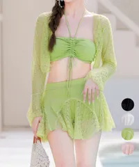 盛れる水着 レディース 体型カバー可愛い