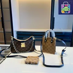 [本日特価] 全新シリーズセット X573 - LV クロワッサンバッグ + LV ミニ楽譜バッグ + LV 財布 本日限定特別割引！[本日特価|新品未使用品]-WT0輸入