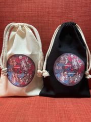 関ケ原戦国甲冑館オリジナル巾着 白