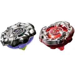 ＼ 2個セット ／ BEYBLADE X ベイブレード BX-19 ブースター ライノホーン 3-80S 金属 ＋ BX-02 スターター ヘルズサイズ 4-60