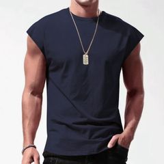 メンズ tシャツ 袖なし メンズ タンクトップ スポーツウェア ルームウェア インナー 無地 快適 軽い 柔らかい トップス シンプル かっこい