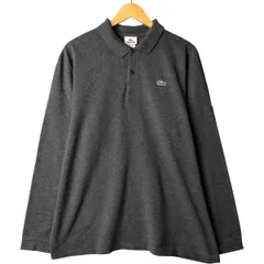 古着 ラコステ LACOSTE フランス企画 長袖 ポロシャツ 8 メンズXXL相当/eaa568035