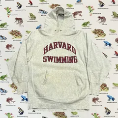 90s Champion リバースウィーブ パーカー ハーバード スイミング 刺繍タグ XL アメカジ　古着　アメリカ古着　都内　中野区　古着屋