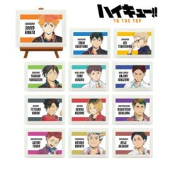 ハイキュー!!アニメ10周年記念展全感覚EXHIBITIONミニ色紙コレクション 