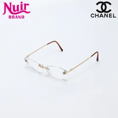 希少 CHANEL シャネル メガネ 眼鏡 度入り 2009 アンダーリム CHANEL シャネル 0692590405 メガネ サングラス 度入り 度あり