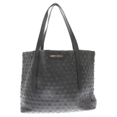 JIMMY CHOO (ジミーチュウ) スタースタッズ レザー ハンドバッグ トートバッグ カバン ブラックのサムネイル