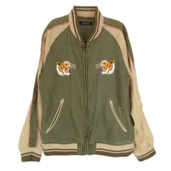 RUDE GALLERY ルードギャラリー 66971 SOUVENIR JACKET LINEN リネン スーベニア ジャケット スカジャン カーキ系 2【中古】のサムネイル